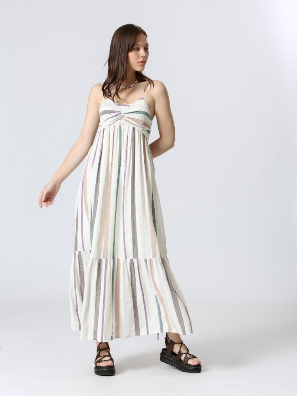 Dixie Striped Maxi Dress
